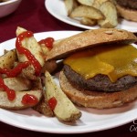 墨西哥辣椒黑豆汉堡和烤大蒜家庭薯条#周日晚餐gydF4y2Ba