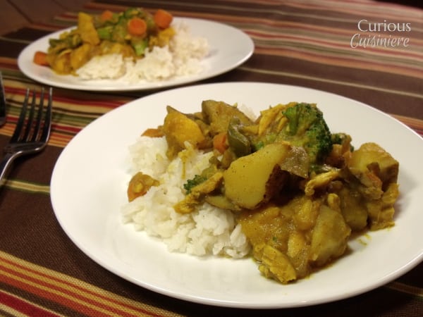 来自Curious Cuisiniere的芒果咖喱鸡肉和蔬菜