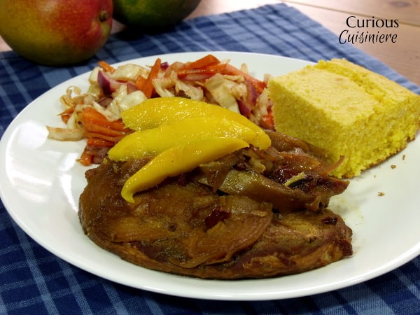 Mango Chipotle BBQ猪肉从好奇钓鱼#crockpot #bbqrecipes