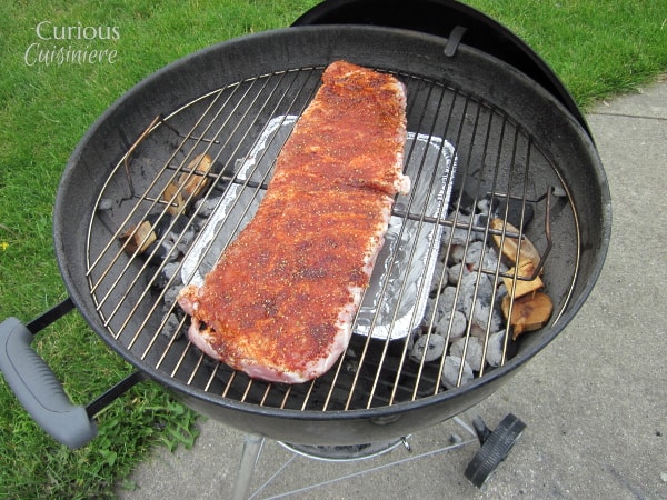 来自好奇钓鱼的熏制肋骨#summer #recipes #grilling #carcoalsmoking