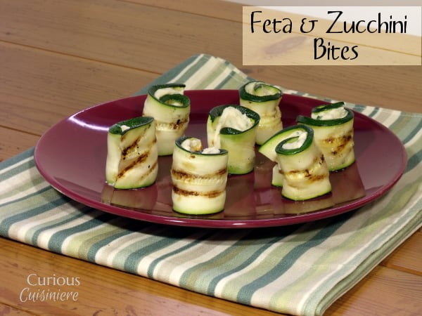 Feta Zucchini Bites from Curious Cuisiniere #周日晚餐#开胃菜GydF4y2Ba