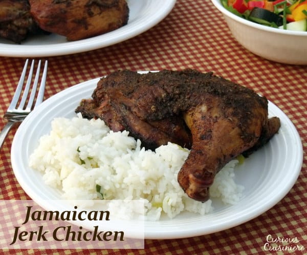 辣，谢谢，略带甜。这个Jamaican Jerk Chicken Refipe将完美的加勒比风格添加到夏季露水。|m.jamahire.com.