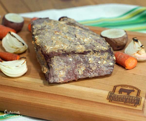 用这种芥末甲壳的英国牛肉烤，使烤肉变得简单，味道大，以及任何假日餐的完美食谱。#sundaysupper #roastperfect |m.jamahire.com.