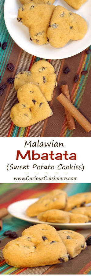 来自马拉维的Mbatata很容易做甘薯饼干，又软又像蛋糕，是完美的健康曲奇食谱，可以满足你对饼干的渴望!| www.CuriousCuisiniere.com