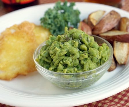 一个经典的英国侧面菜，糊状豆豆真的确实为那些普通的老豌豆带来了一个全新的尺寸。|m.jamahire.com.