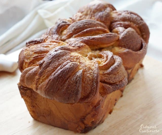 柔软蓬松，并用肉桂味爆发！我们的面包机Cinnamon Babka Revipe使这种令人印象深刻，扭曲的甜面包超级易于放在一起。| www.CuriousCuisiniere.com