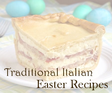 复活节是意大利基督徒的盛大庆祝活动。一个特殊的场合需要特殊的意大利复活节食谱!带有文字覆盖的复活节派。| www.CuriousCuisiniere.com