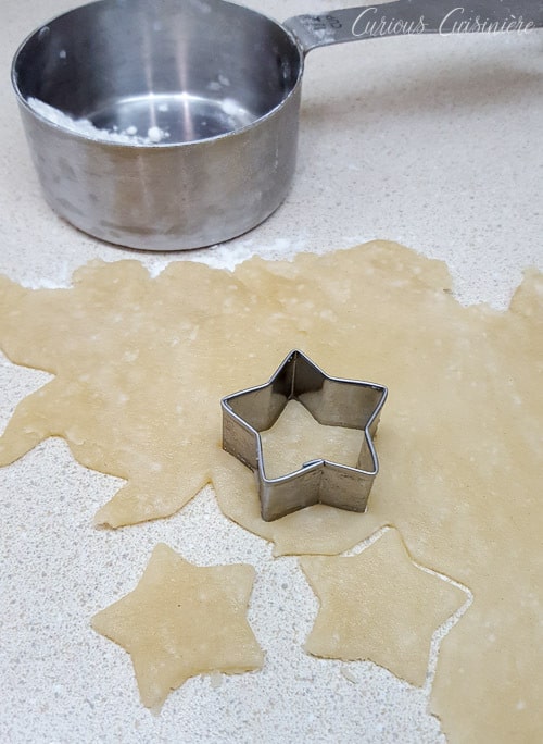 切碎馅饼的星皮。| www.CuriousCuisiniere.com