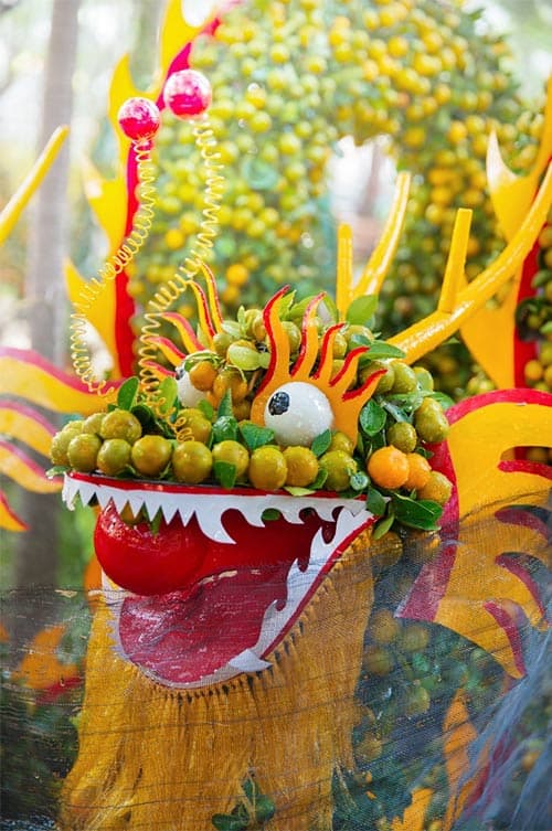 绿色中国节日龙