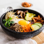 韩国牛肉Bibimbap（混合饭碗）