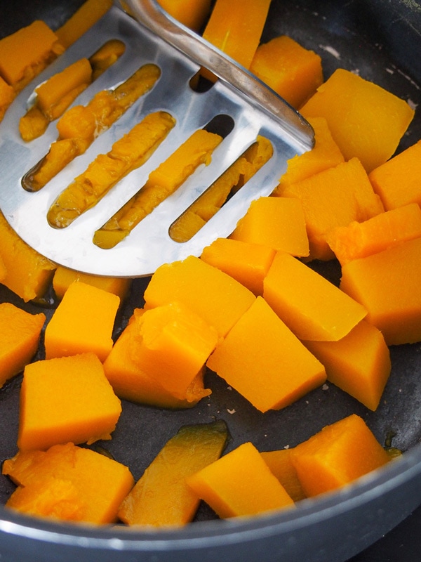 印度纺织品的捣碎的南瓜