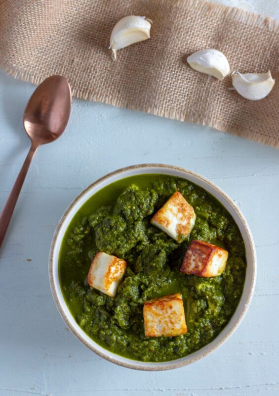 Saag Paneer或Palak Paneer