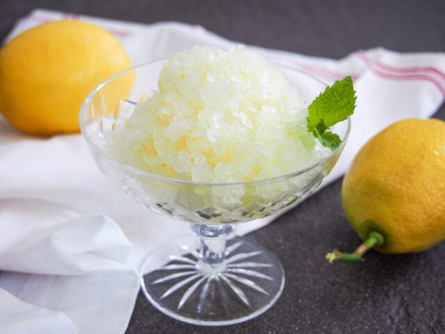 Lemon Granita (Granita al Limone)