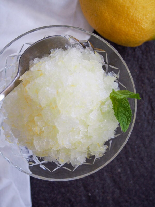 柠檬格兰尼塔——意大利柠檬冰