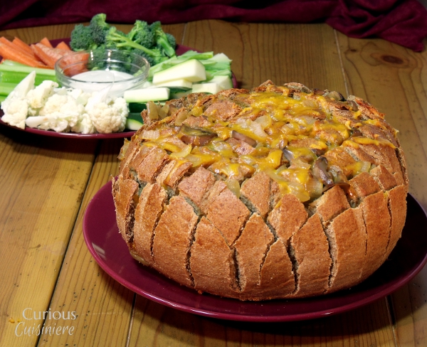 切达奶酪和啤酒拉开面包 - 好奇Cuisiniere