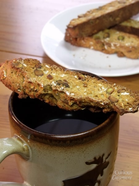 好奇Cuisiniere的开心果Biscotti