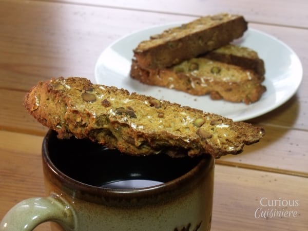 好奇Cuisiniere的开心果Biscotti