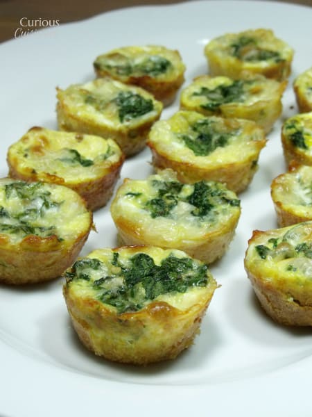 马铃薯将意大利菠菜迷你乳蛋饼从好奇的烹饪中脱颖而出