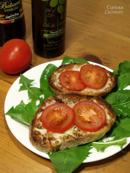 来自Curious Cuisiniere的独立酸面包卡普里披萨