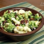 西兰花和花椰菜沙拉配培根GydF4y2Ba