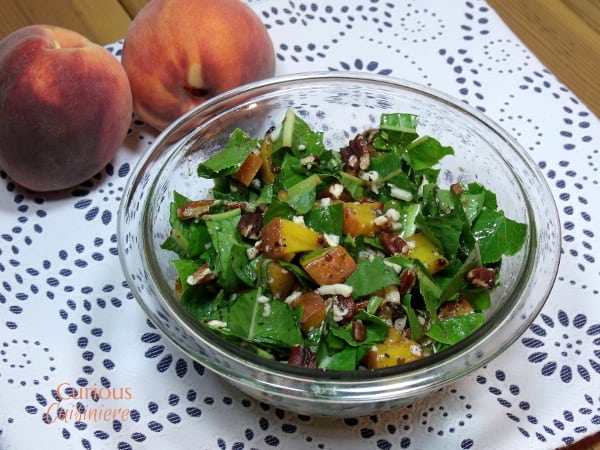 Curious Cuisiniere的烤桃子沙拉