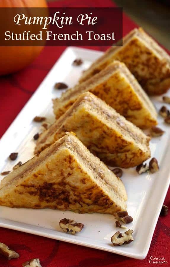 南瓜派成为完美的，优雅的秋天早餐与此食谱南瓜法国吐司。  | www.CuriousCuisiniere.com