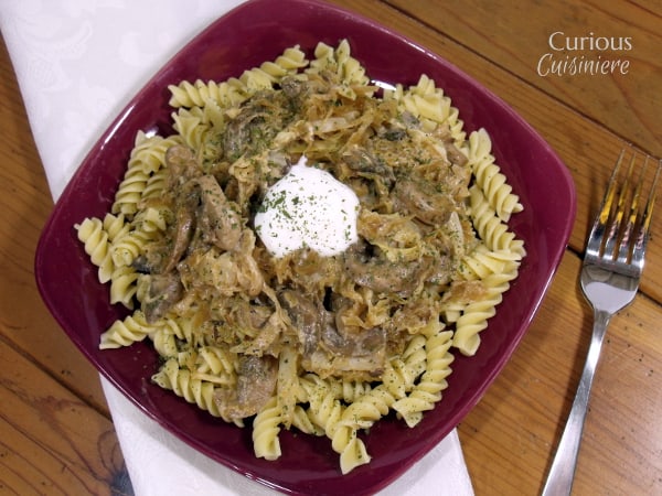 来自Curious Cuisiniere的波兰卷心菜面条(Lazanki)gydF4y2Ba