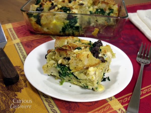 好奇Cuisiniere的希腊早餐Strata