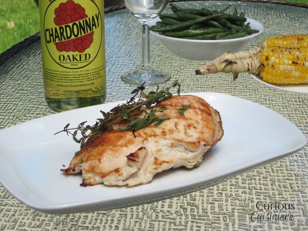 来自Curious Cuisiniere的白葡萄酒烤鸡#winePW #烧烤gydF4y2Ba