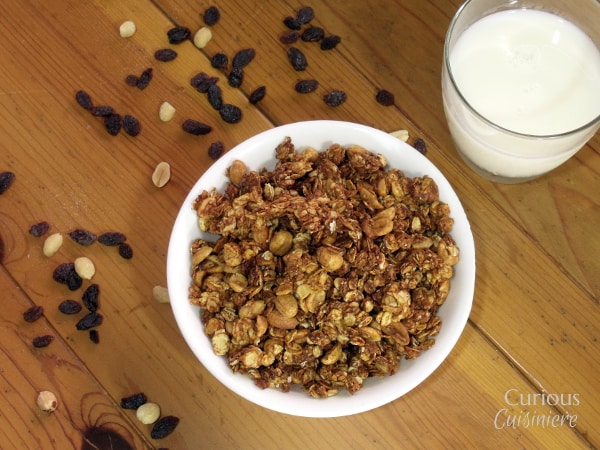 好奇厨艺店的花生酱格兰诺拉麦片#早餐gydF4y2Ba