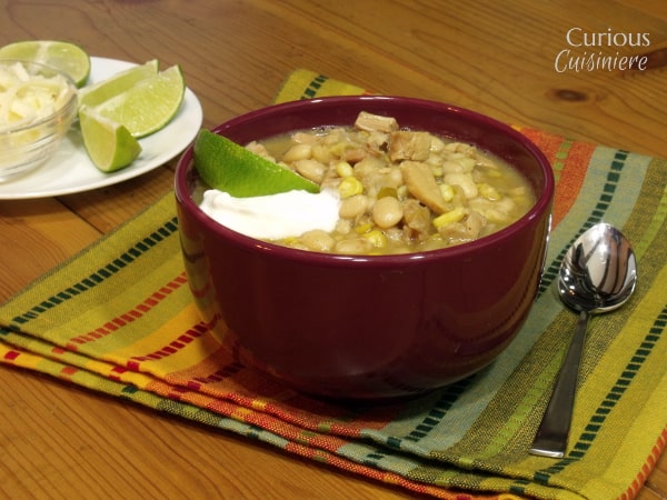 来自Curious Cuisiniere的火鸡白辣椒gydF4y2Ba