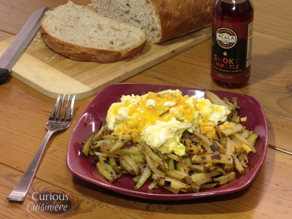 我们自制容易洋芋带来一些墨西哥辣椒味了一点烟熏，使他们完美的五香向上伴奏早餐鸡蛋。- 好奇CuisiniereG.ydF4y2Ba