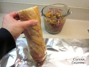 来自Curious Cuisiniere的西南填充法棍面包gydF4y2Ba