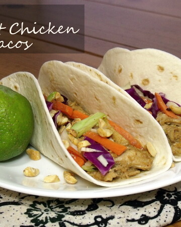 泰国花生鸡肉炸玉米饼，来自好奇的烹饪