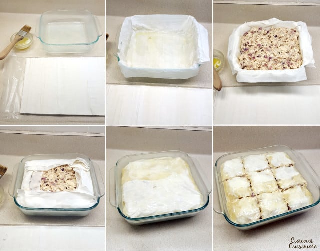 你可以把Kotopita想象成希腊版的鸡肉派，里面有脆皮和羊乳酪。| www.CuriousCuisiniere.com