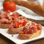 番茄蓬蒿bruschetta