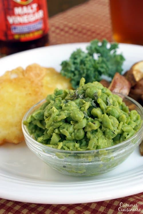 一个经典的英国侧面菜，糊状豆豆真的确实为那些普通的老豌豆带来了一个全新的尺寸。|m.jamahire.com.